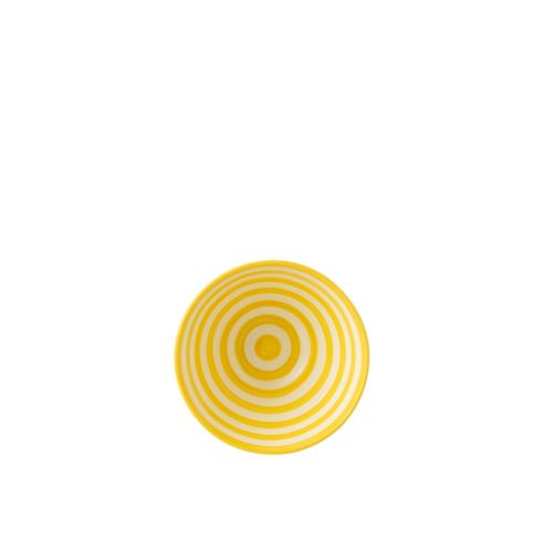 Coupelle En Céramique "granada Rayure" 22cm Jaune