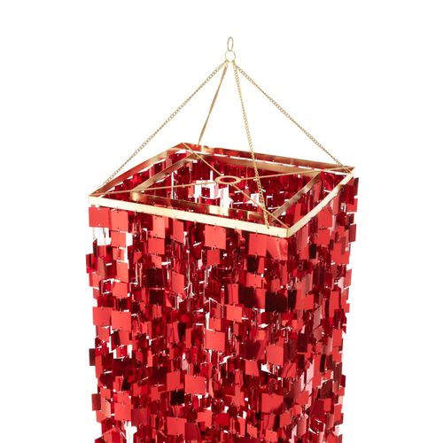 Abat-jour Suspension Design "disco" 180cm Rouge