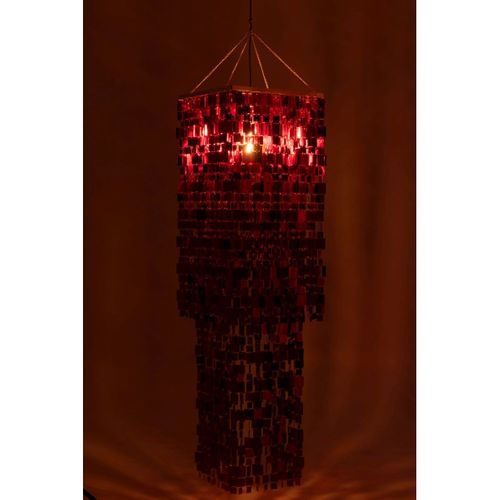 Abat-jour Suspension Design "disco" 180cm Rouge