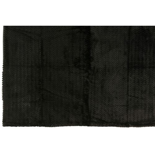 Plaid Uni "winter" 130x180cm Noir