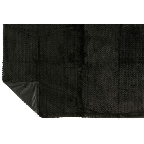 Plaid Uni "winter" 130x180cm Noir