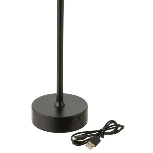Lampe à Poser à LED "goa" 37cm Noir
