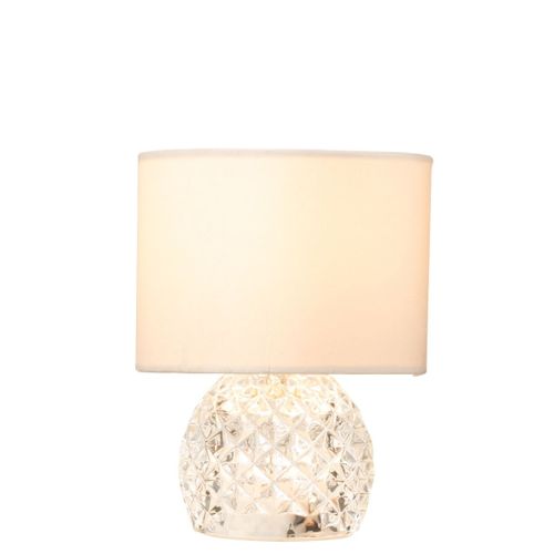 Lampe à Poser En Verre "led" 23cm Transparent