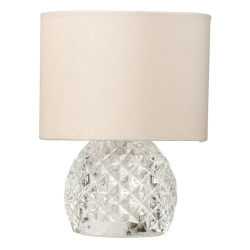 Lampe à Poser En Verre "led" 23cm Transparent