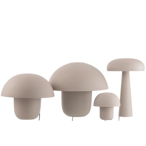 Lampe à Poser En Métal "merle" 44cm Grège