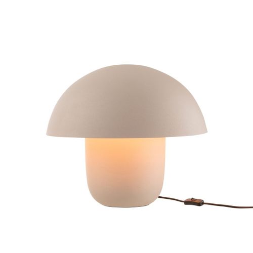 Lampe à Poser En Métal "merle" 44cm Grège
