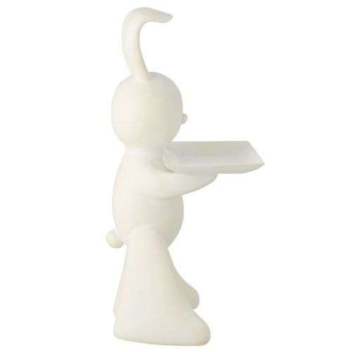 Vide-poche Statue En Résine "lapin" 75cm Blanc