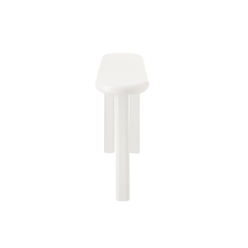 Console Ovale Design "archie" 120cm Blanc
