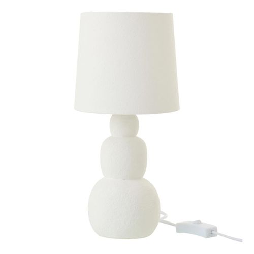 Lampe à Poser En Céramique "renee" 32cm Blanc