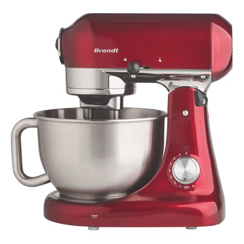 Robot pâtissier BRANDT 173005 Rouge cerise vue de face