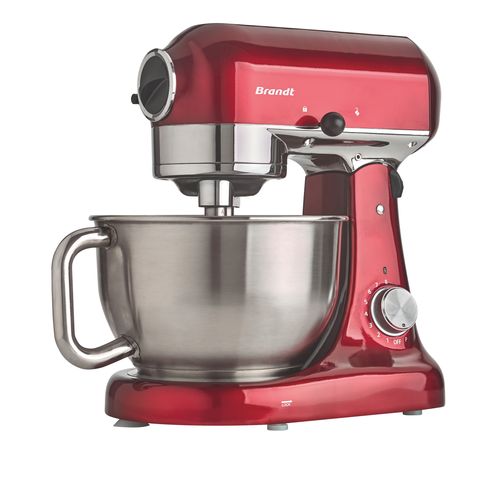 Robot pâtissier BRANDT 173005 Rouge cerise vue 3/4