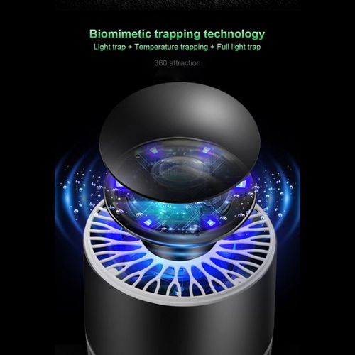 Lampe Anti-moustiques Noir  Hg03138-blk