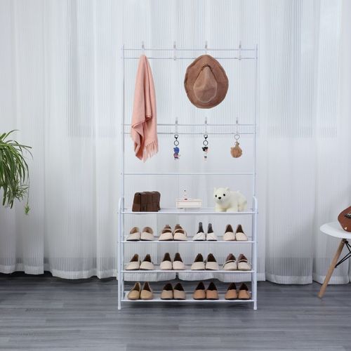 Porte-manteaux D'entrée Avec étagère À Chaussure  Hg03374