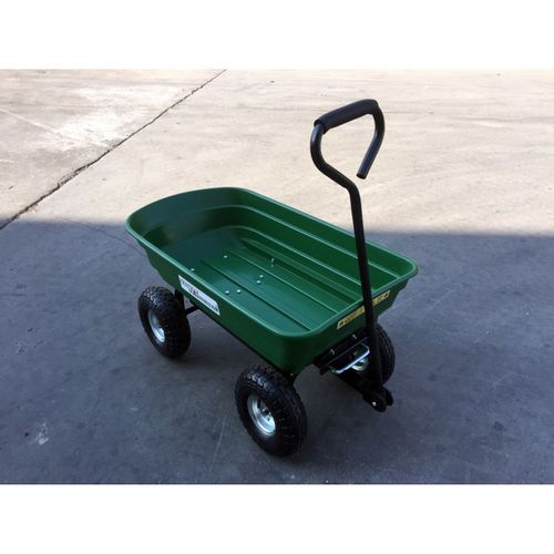 Chariot De Jardin À Main Avec Benne Basculante 50l  Hg8028-50-gre