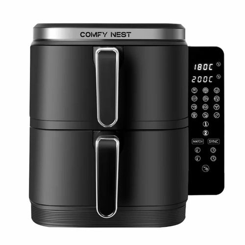 Friteuse à Air Chaud Air Fryer Double Panier Verticale 11l 2800w  Cn06177