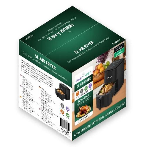 Friteuse à Air Chaud Air Fryer Avec écran Digital 5l 1400w  Cn06191