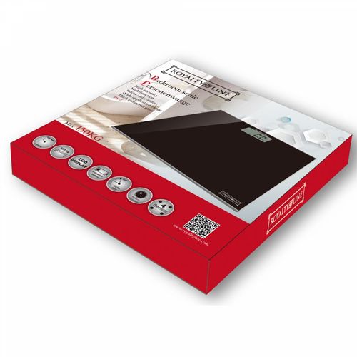 Pèse Personne Numérique Avec Batterie Noir Rlps3-blk