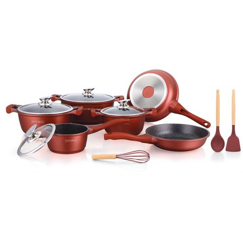 Batterie De Cuisine 13 Pièces Bordeaux Rlbs1010m-bur