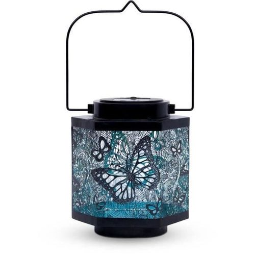 Lanterne Solaire Papillon D.13 Cm, LED, 8 H D'autonomie