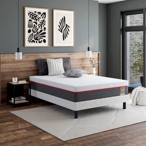 Matelas hybride 140x190 cm DREAMEA EDITION MOOV ép.29 cm