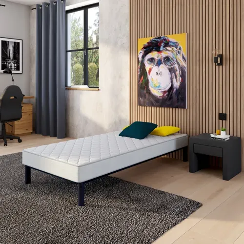 Matelas mousse 90x190 cm SERENA ép.15 cm