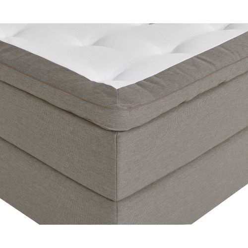 BOXSPRING lit complet gris CONTINENTAL ép.72 cm 180x200 cm/2x90x200 cm vue détaillée