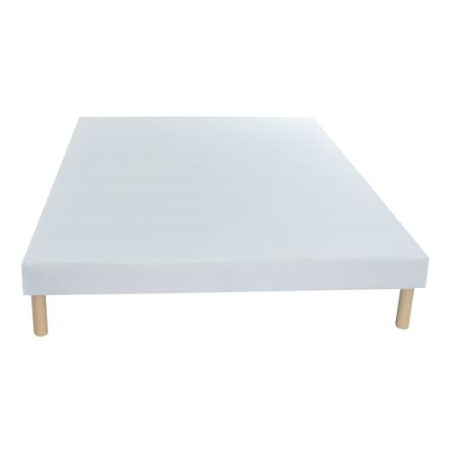 Sommier tapissier 140x190 cm NERION blanc