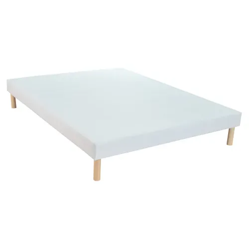 Sommier tapissier 140x190 cm NERION blanc