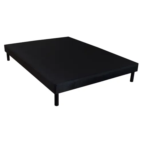 Sommier tapissier 140x190 cm NERION noir
