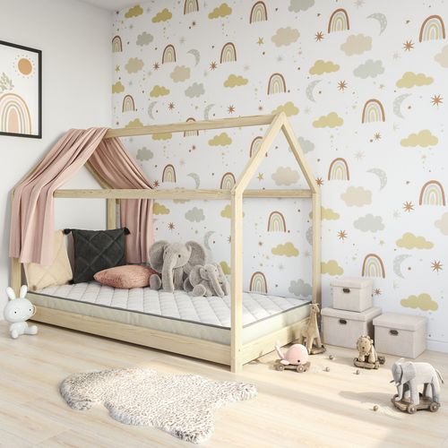 Matelas mousse 90x190 cm avec mémoire de forme NEWFOAM ép.12,5 cm