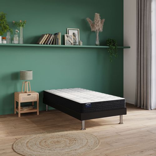 Matelas mousse 90x190 cm DREAMEA GAMMA 2 roulé ép.17 cm