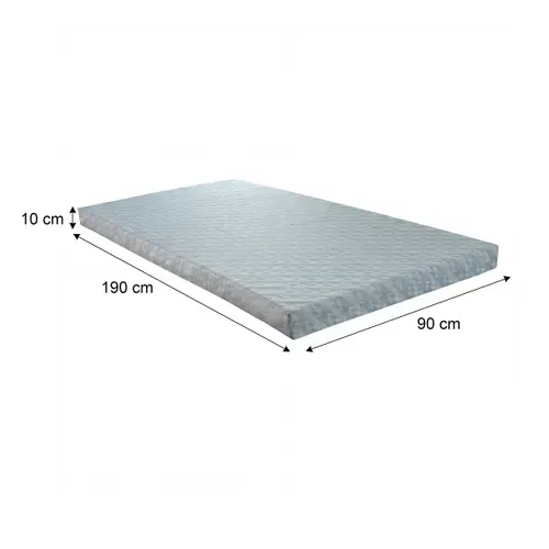 Matelas mousse 90x190 cm UNO ép.10 cm