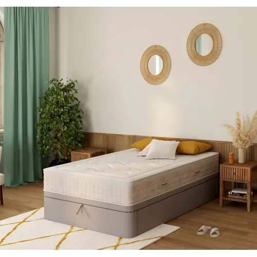 Matelas ressorts 140x190 cm avec latex MELISSE ép.26 cm