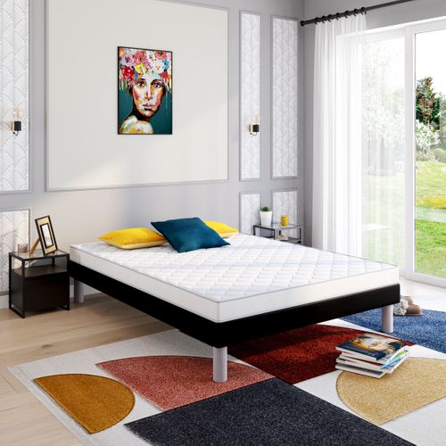 Matelas mousse 140x190 cm  LENTO roulé ép.11 cm