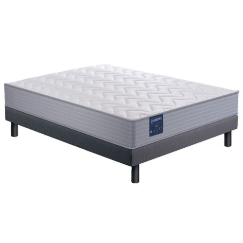 Matelas mousse 140x190 cm DREAMEA LISA roulé ép.20 cm