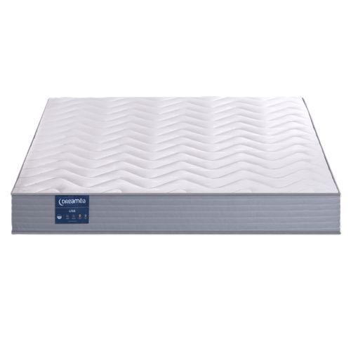 Matelas mousse 160x200 cm DREAMEA LISA roulé ép.20 cm