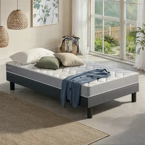 Matelas mousse 90x190 cm DREAMEA MALO roulé ép.13 cm vue d'ambiance 1