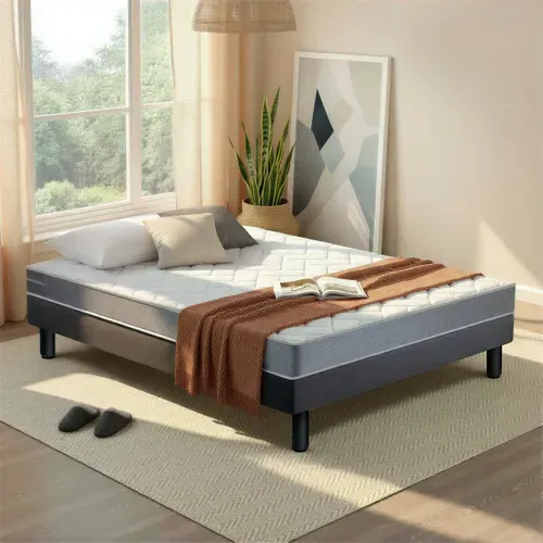 Matelas mousse 140x190 cm DREAMEA MALO roulé ép.13 cm vue d'ambiance 1