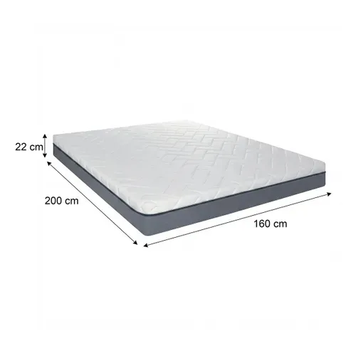 Matelas hybride 160x200 cm DREAMEA NEO ép.22 cm