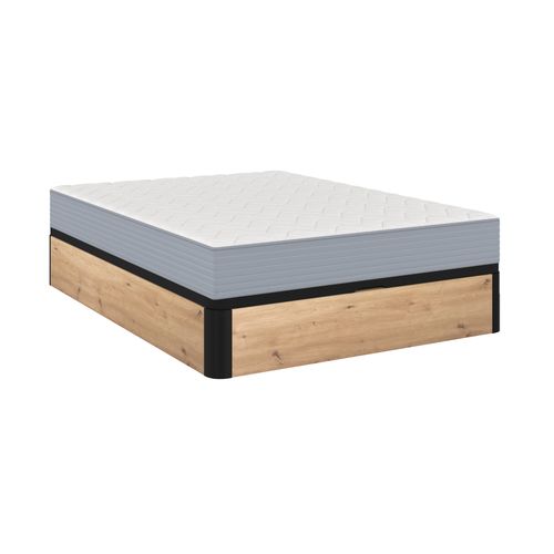 Matelas ressorts 140x190 cm avec mémoire de forme GAIA 2 ép.21 cm