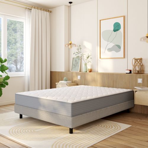 Matelas ressorts 160x200 cm avec mémoire de forme GAIA 2 ép.21 cm