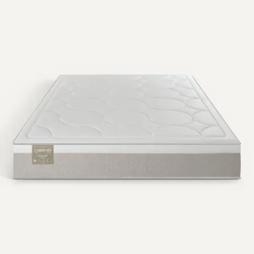 Matelas hybride 140x190 cm avec mémoire de forme EVOLUTION ép.25 cm vue de face