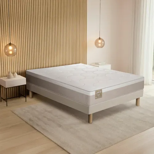Matelas hybride 160x200 cm avec mémoire de forme EVOLUTION ép.25 cm