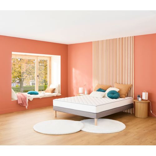 Ensemble matelas et sommier DREAMEA ASTUCIEUX 160x200 cm