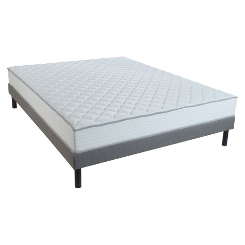 Ensemble matelas et sommier DREAMEA ASTUCIEUX 160x200 cm