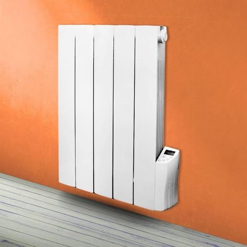 Radiateur Électrique à Inertie Fluide - 900w - 230v - Jusqu'a 35m3 - Blanc