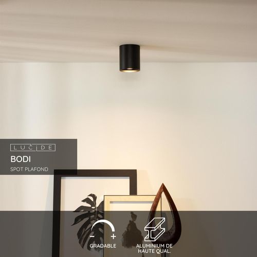Bodi Spot Plafond - Noir - 1xgu10