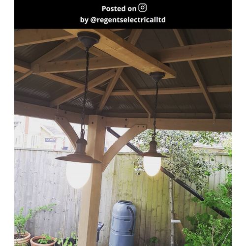 Aruba Suspension - Noir - 1xe27