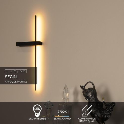 Segin Applique Murale - Noir - LED Intégré