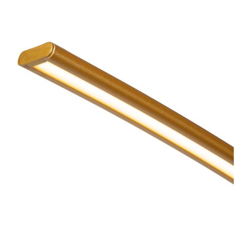 Curve Lampadaire Arceau - Or Mat / Laiton - LED Intégré